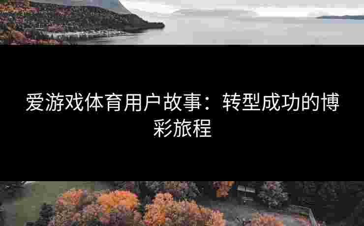 爱游戏体育用户故事：转型成功的博彩旅程