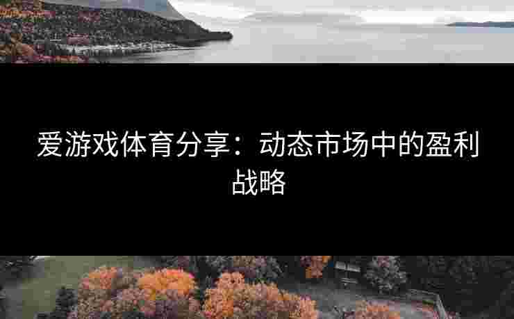 爱游戏体育分享：动态市场中的盈利战略