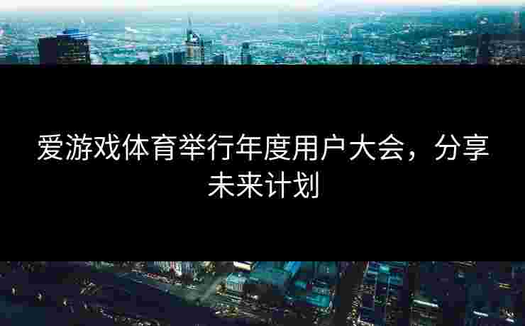 爱游戏体育举行年度用户大会，分享未来计划